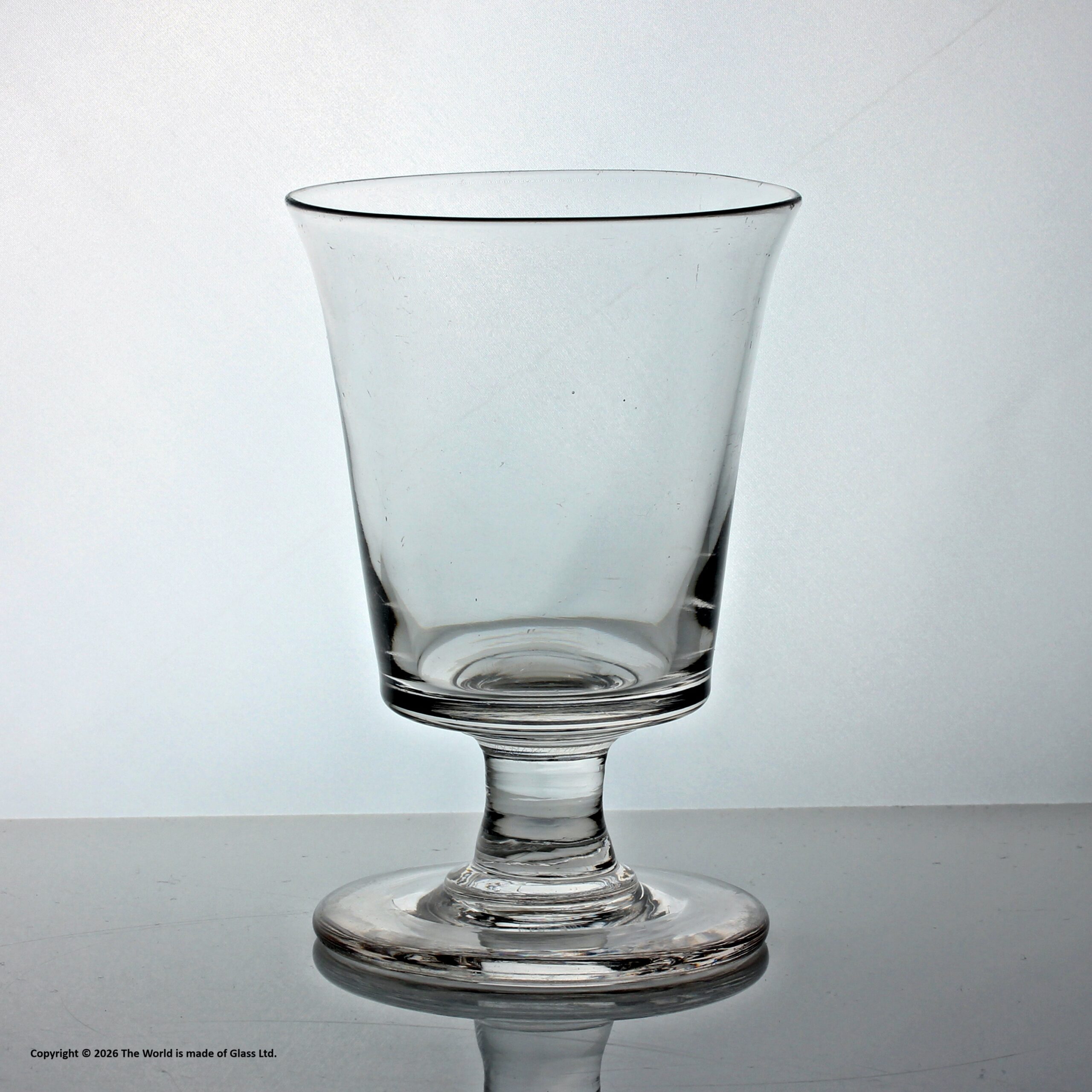 Georgian bucket bowl rummer glass – The World is Made of Glass
