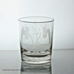 Georgian hop and barley engraved ale tumbler