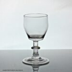 Georgian barrel bowl dram or gin glass