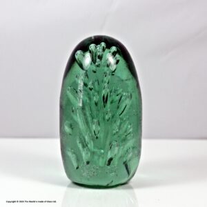 Victorian controlled bubble glass dump door stop