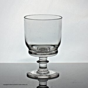 Victorian rummer glass