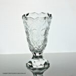 Georgian set of six cut glass bell bowl jelly glasses