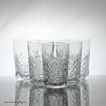 Set of six Waterford Crystal Clare pattern 10 oz (half pint) tumblers, boxed