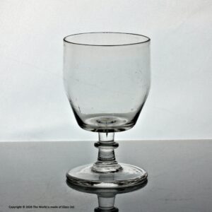 Georgian small barrel bowl rummer or wine glass