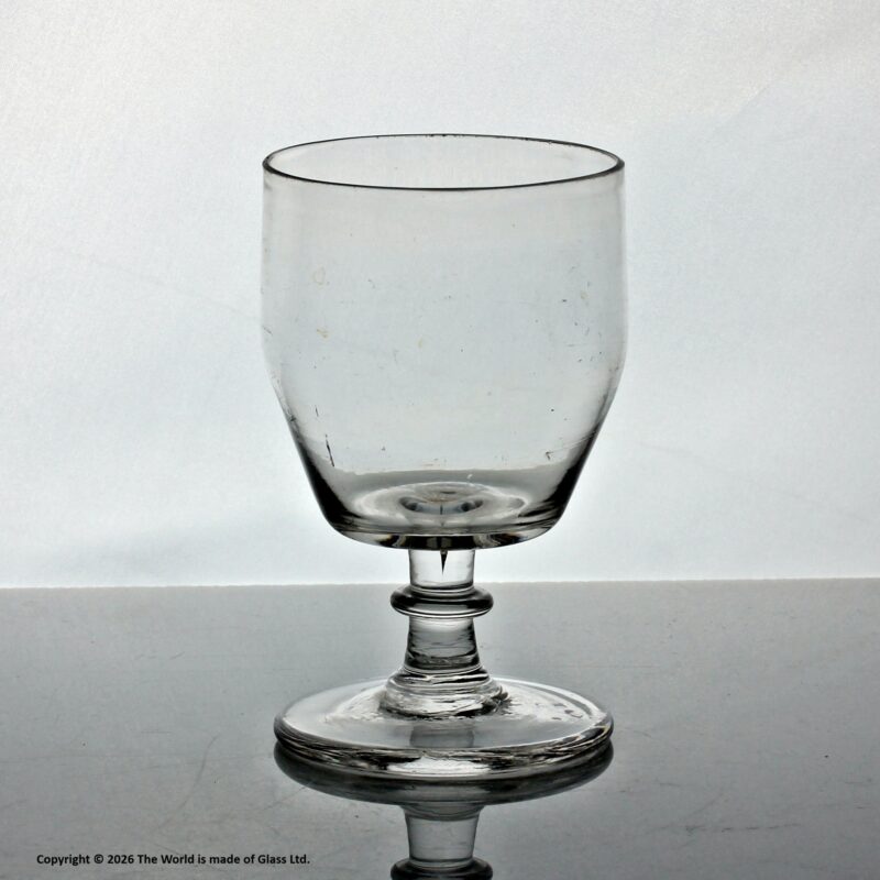 Georgian small barrel bowl rummer or wine glass