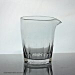 Georgian English mouth-blown cut glass pouring tumbler