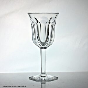 Baccarat Malmaison pattern lead crystal water goblet