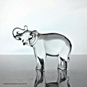 Baccarat Crystal elephant figurine