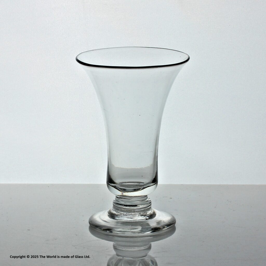Georgian, English, jelly glass, plain bell bowl