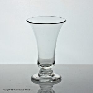 Georgian, English, jelly glass, plain bell bowl