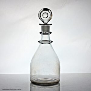 Georgian broad based taper decanter, Belfast origin