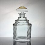 Early 20th century Art Deco heavily cut decanter