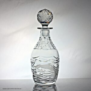Wessex Crystal hand-decorated decanter & stopper