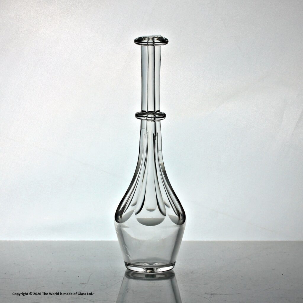 Georgian cut glass toddy lifter