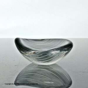 Tapio Wirkkala for Iittala small incised leaf bowl