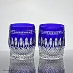 Pair of Waterford Crystal Clarendon Cobalt tumblers