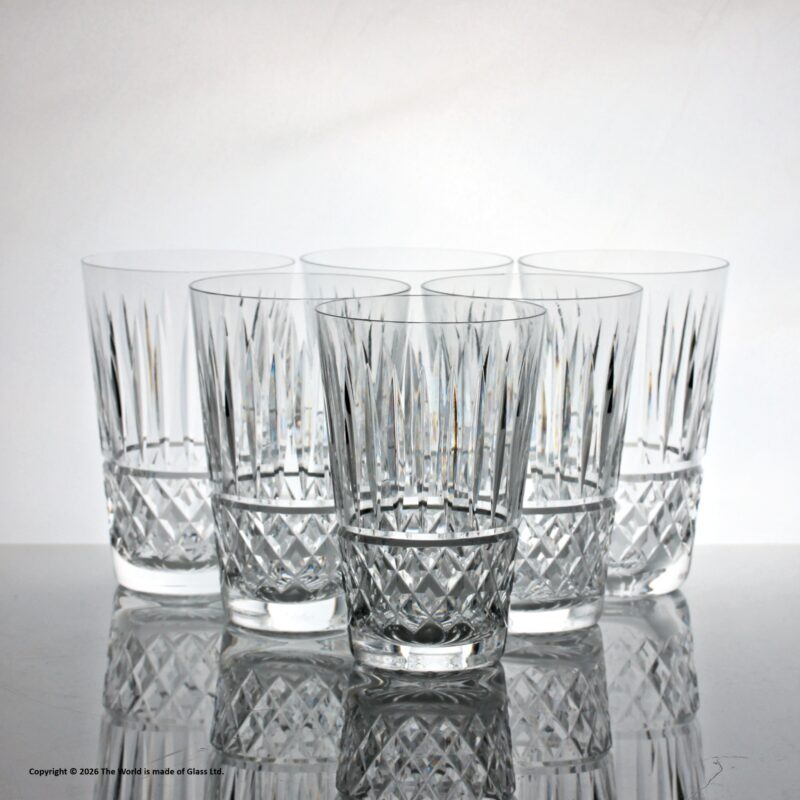 Set of six Waterford Crystal Maeve pattern 12 oz. highball tumblers
