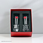 Pair of Baccarat Abysse pattern vodka glasses, boxed