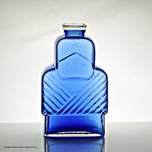 Helena Tynell for Riihimaki blue Isoäiti (Grandma) figural decanter