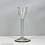 Georgian single series opaque twist wine glass