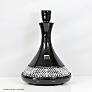 John Rocha for Waterford Crystal, black glass decanter